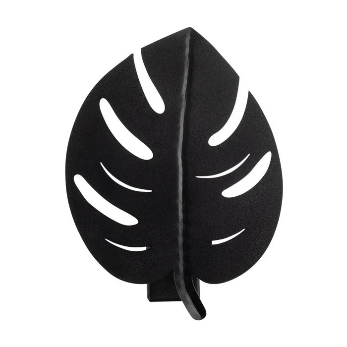 Černé nástěnné svítidlo Sivani