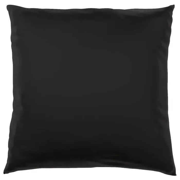 Černé saténové povlečení Kvalitex 70x90cm