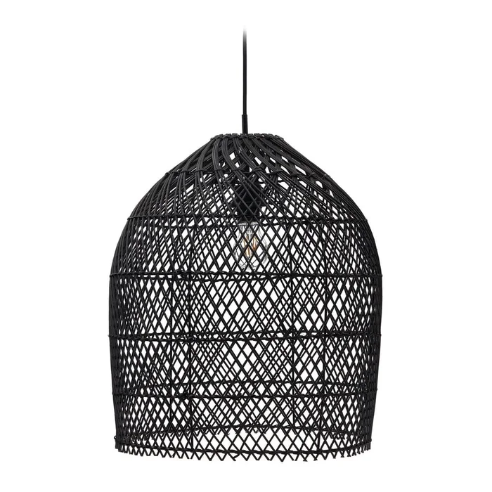 Černé stínidlo Domitila 44 cm Kave Home