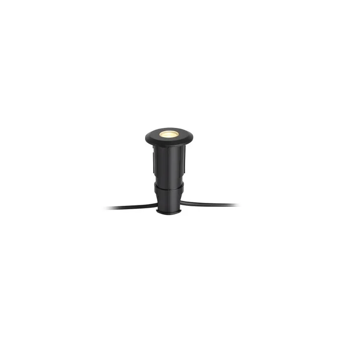 Černé zápustné venkovní svítidlo Markslöjd Garden 24 Decklight