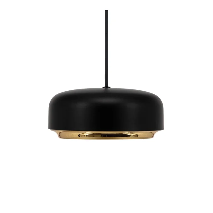 Černé závěsné LED svítidlo Hazel s kovovým stínidlem Ø 22 cm