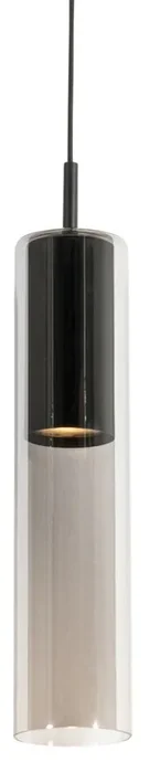 Černé závěsné svítidlo do kolejnicového systému Iconic Lloyd