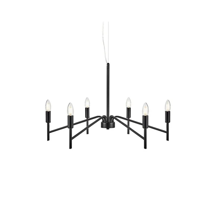 Černé závěsné svítidlo Markslöjd Monarch 70 cm