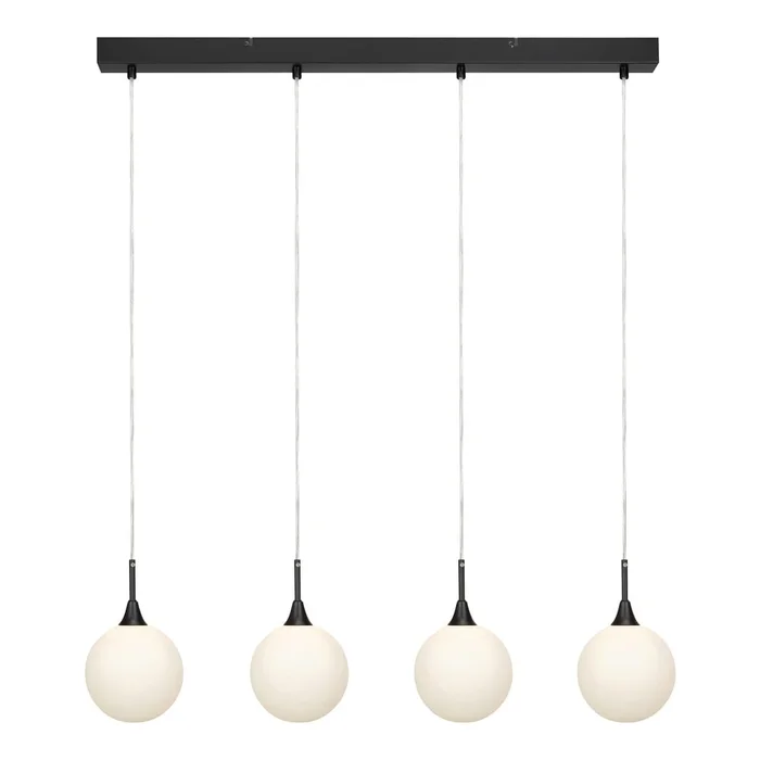 Černé závěsné svítidlo Markslöjd Quattro XL Pendant Black 4L