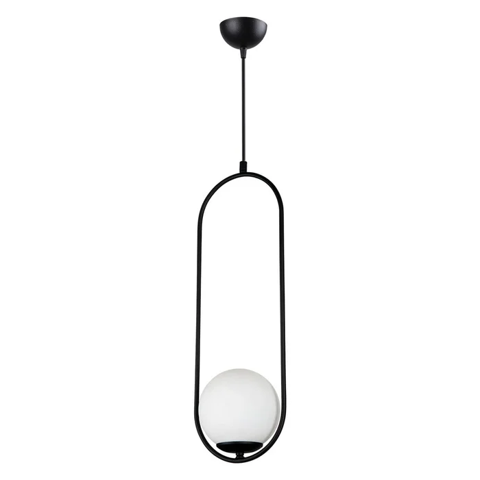 Černé závěsné svítidlo Squid Lighting Arch 146 cm