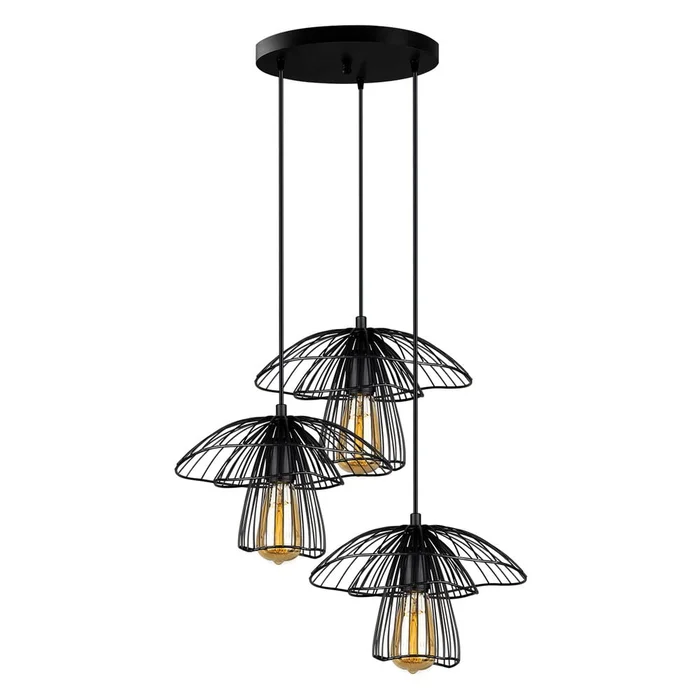 Černé závěsné svítidlo Squid Lighting Root