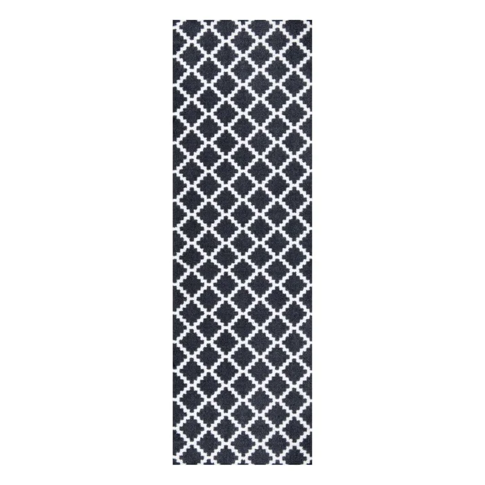 Černo-bílý běhoun Zala Living Elegance 50x150 cm