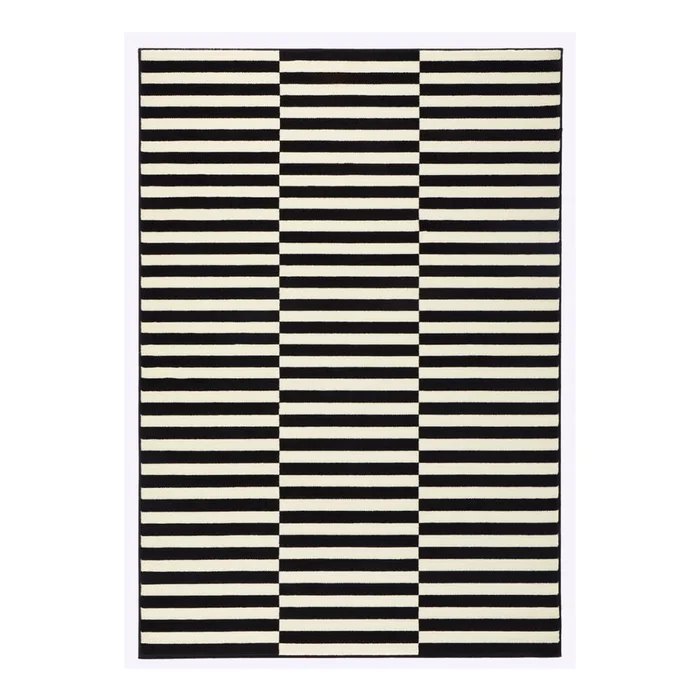Černo-bílý koberec Gloria Panel 120x170 cm