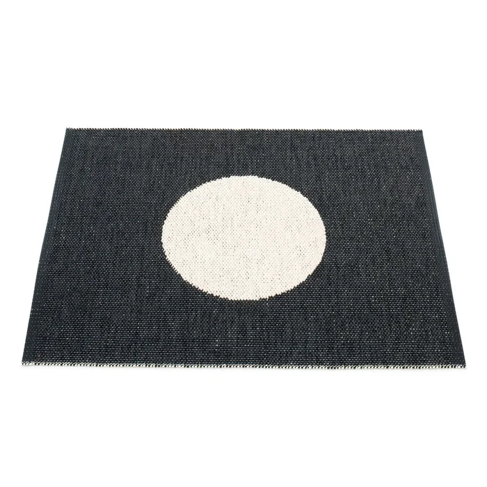 Černo-bílý koberec Vera 70x90 cm Pappelina