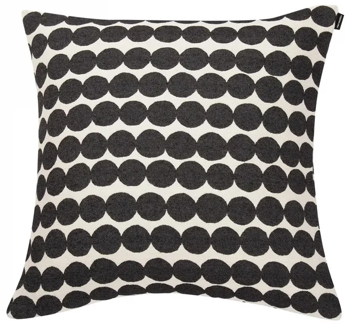 Černo-bílý povlak na polštář Räsymatto 50x50 cm
