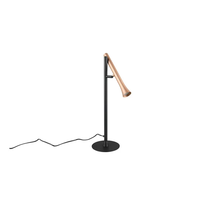 Černo-zlatá LED stolní lampa Fiato – Trio