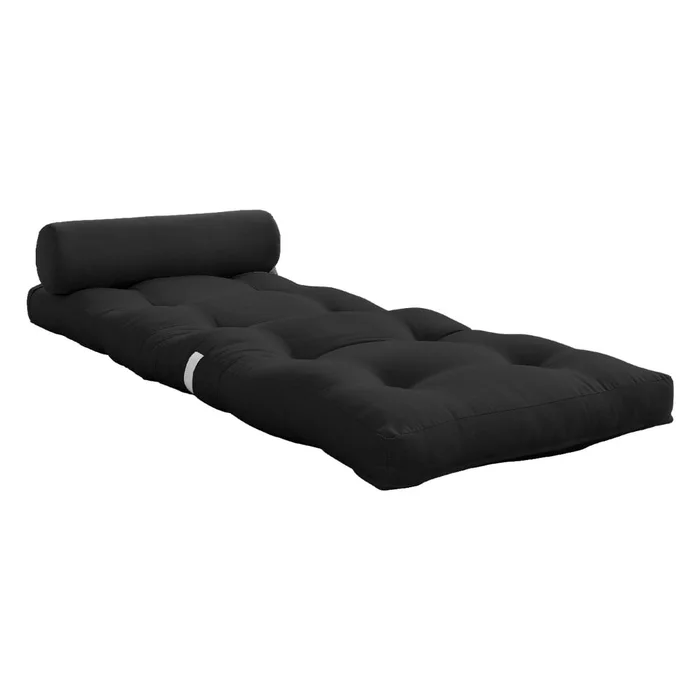 Černošedá skládací matrace 70x200 cm Karup Design