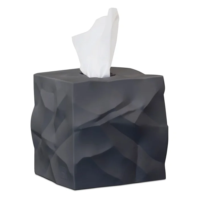 Černý box na kapesníčky Wipy Cube