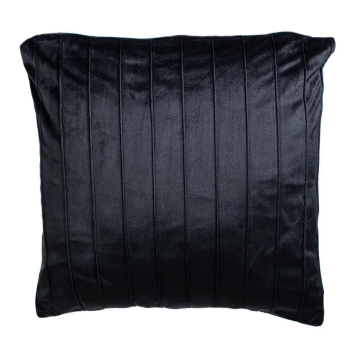 Černý dekorativní polštář JAHU Collections Stripe 45x45 cm