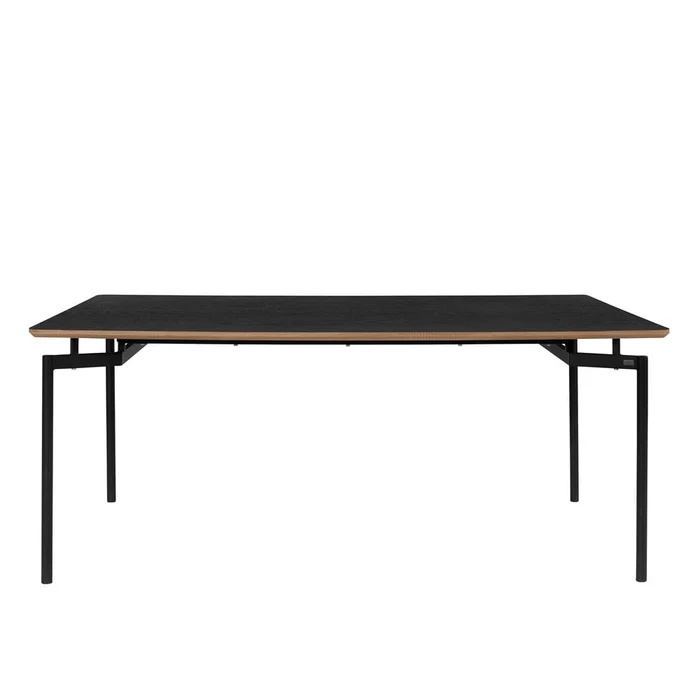 Černý jídelní stůl Alto 90x180 cm
