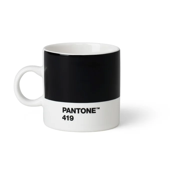 Černý keramický espresso hrnek 120 ml Pantone Black