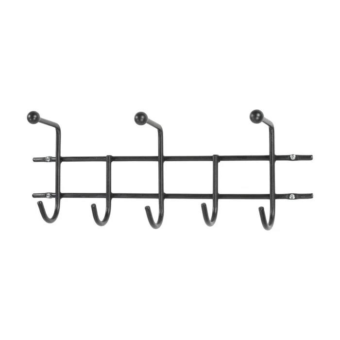 Černý kovový věšák Barato