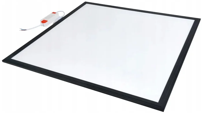 Černý LED osvětlovací panel BERGE 60x60 cm - 40W - 3800 lumenů - neutrální bílá