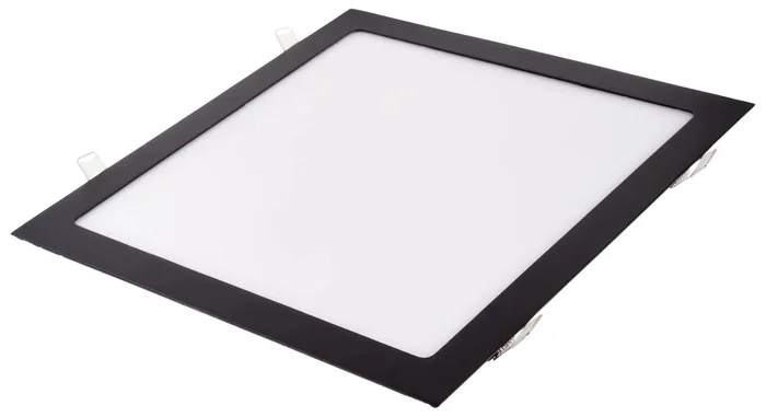 Černý LED panel 24W čtvercový pro podhledy