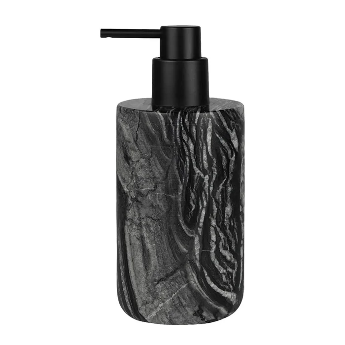Černý mramorový dávkovač mýdla 0,2 l Marble