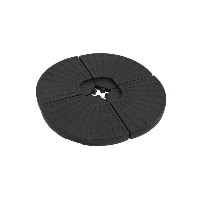 Černý podstavec na slunečník 100 cm