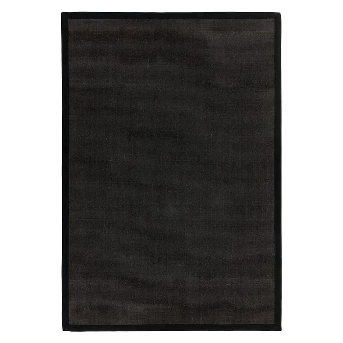 Černý sisalový koberec 300x200 cm