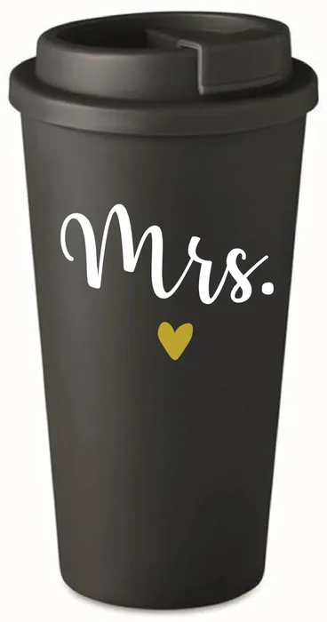Černý termohrnek 475 ml MRS.