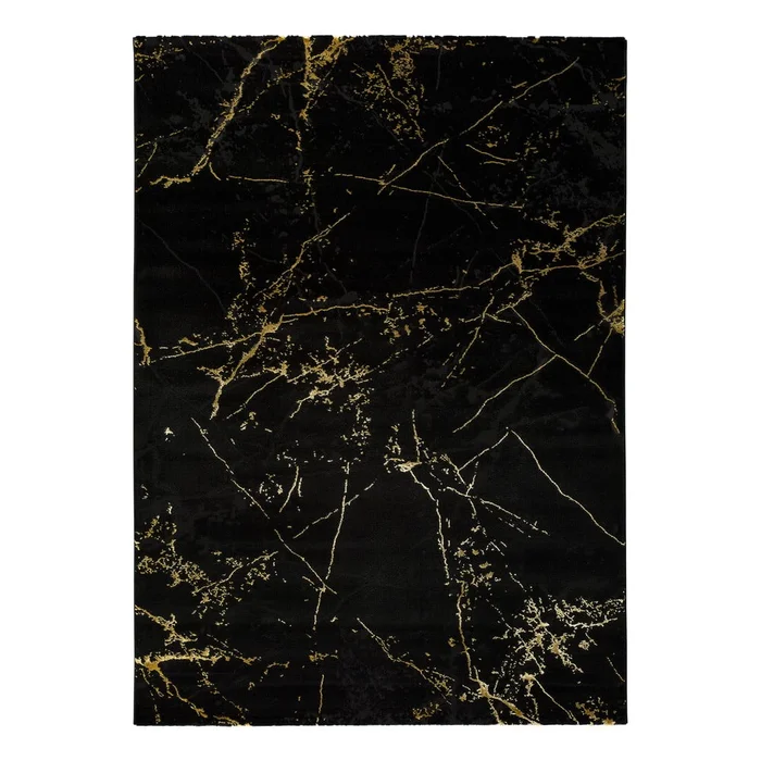 Černý univerzální koberec Marble 140x200 cm