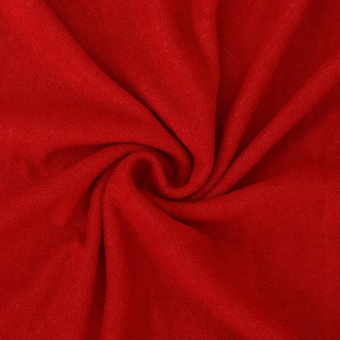Červené pletené prostěradlo 100x200 cm