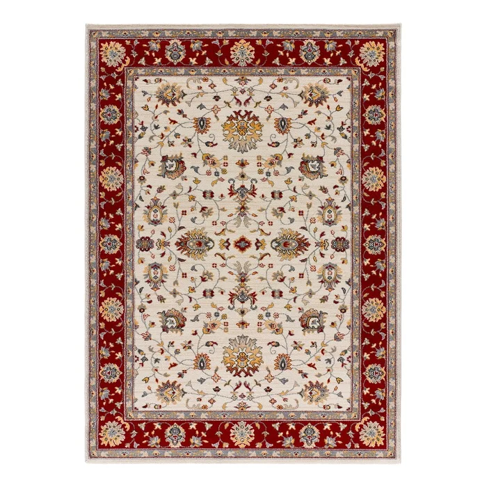 Červeno-krémový běhoun 67x250 cm Classic