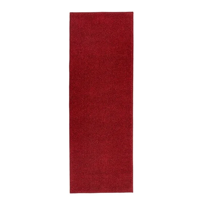 Červený běhoun Hanse Home Pure 80x300 cm