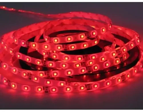 Červený LED pásek SMD 2835, 5m, IP65, 60LED/m