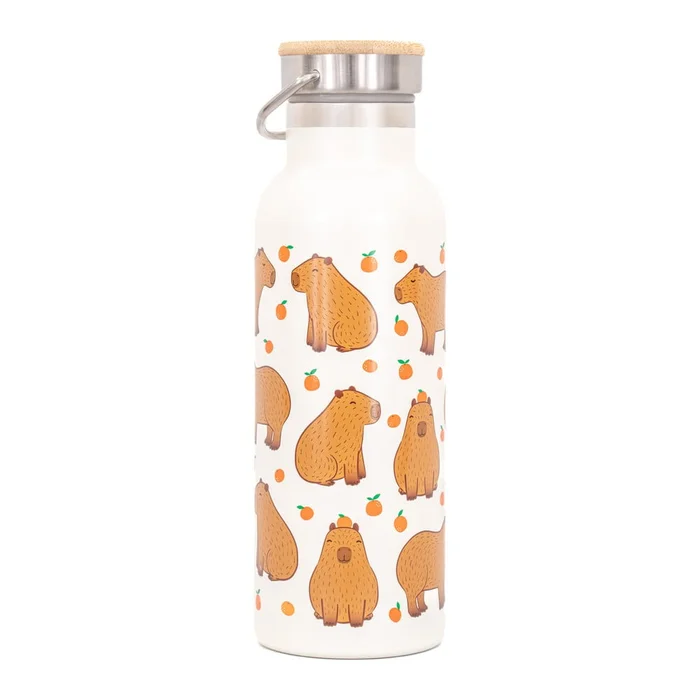 Cestovní nerezová lahev Capybara 425 ml