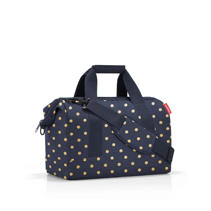 Cestovní taška Reisenthel Allrounder M Metallic Dots modrá