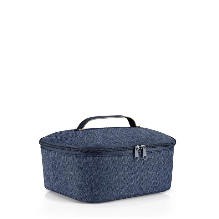 Chladicí taška Reisenthel Coolerbag M pocket Herringbone (tmavě modrá)