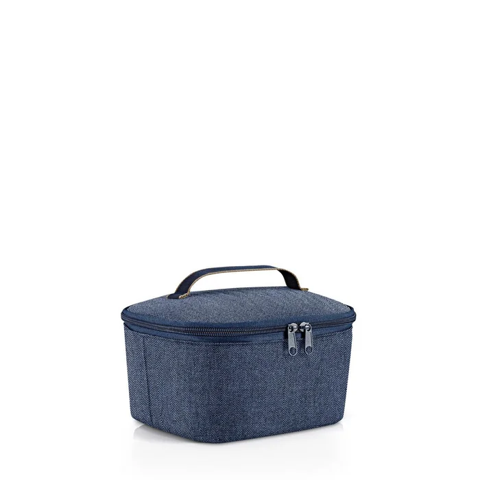 Chladicí taška Reisenthel Coolerbag S pocket Herringbone dark blue