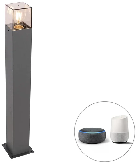 Chytrá venkovní stojací lampa Dánsko 70 cm antracitová
