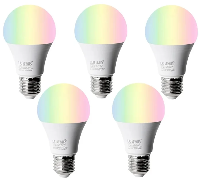 Chytré RGBW LED žárovky E27 (5 kusů)