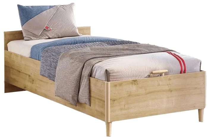 Čilek Postel s úložným prostorem 100x200 cm Mocha