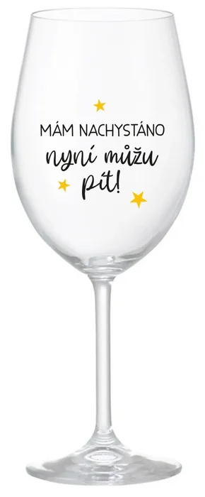 Čirá sklenice na víno 350 ml Mám nachystáno