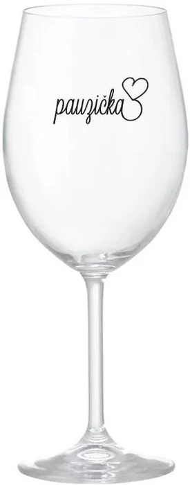Čirá sklenice na víno 350 ml PAUZIČKA