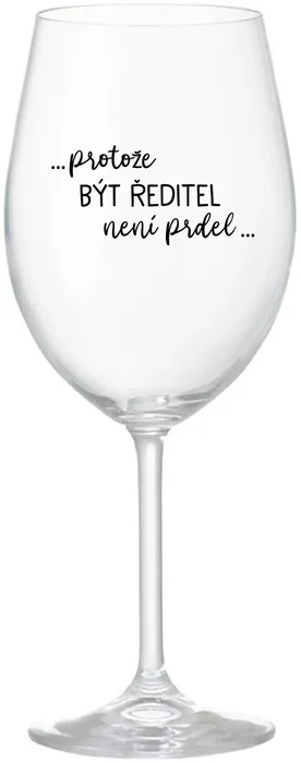 Čirá sklenice na víno s motivem řízení