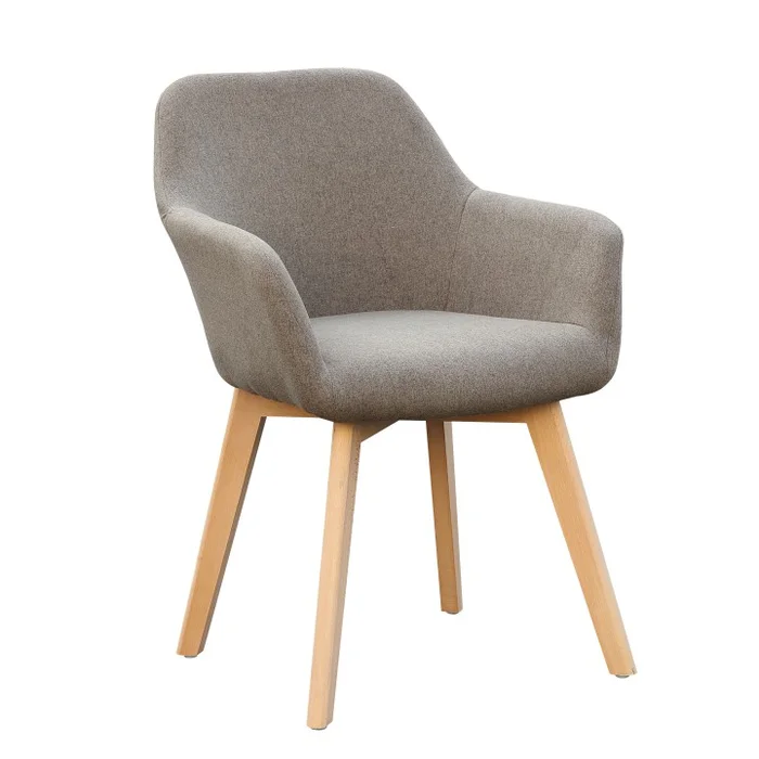 CLORIN NEW: designové křeslo v hnědé/buk