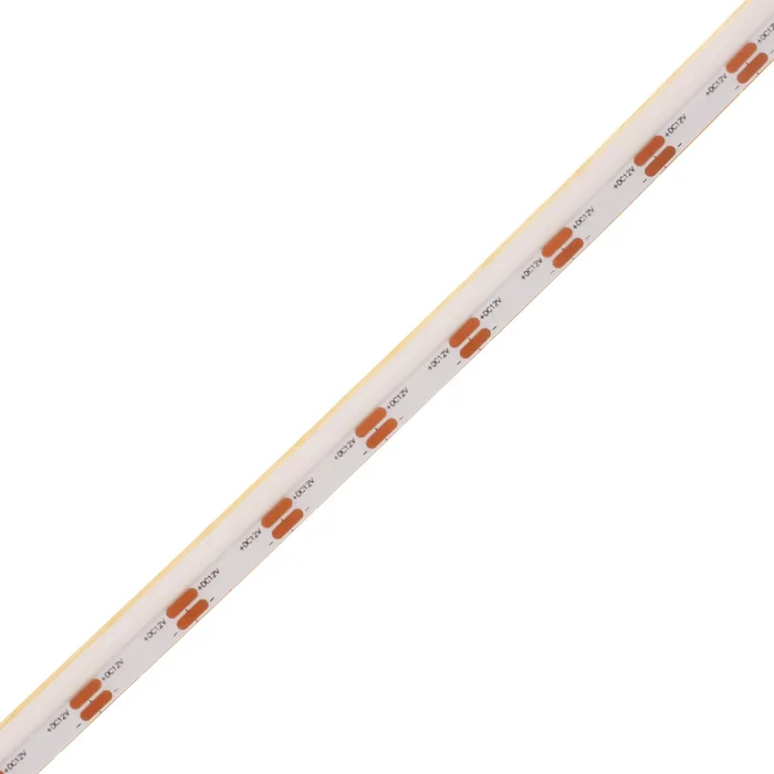COB LED páska 12V stranná teplá bílá 10mm