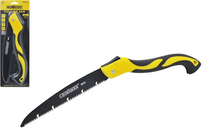 CROWNMAN Skládací ruční pila 24 cm
