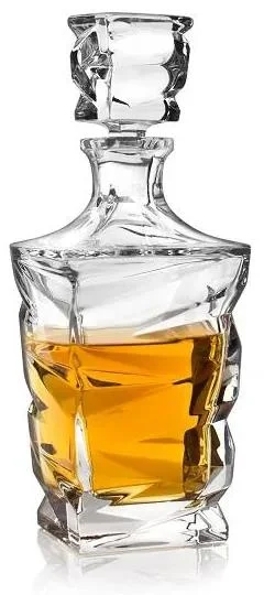 Crystal Bohemia Zig Zag Whisky Karafa 0,75 l