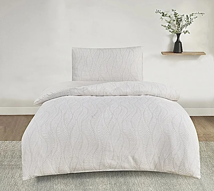 Damaškové povlečení Harmony béžové 200x140/90x70 cm