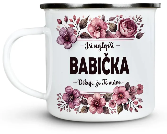 Dárkový plecháček s motivem babičky – Jsi nejlepší