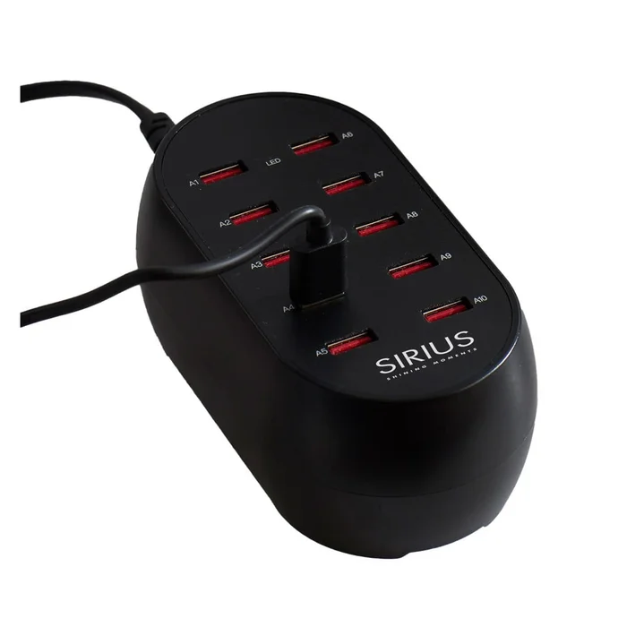 DecoPower Sirius nabíječka s 10 USB porty