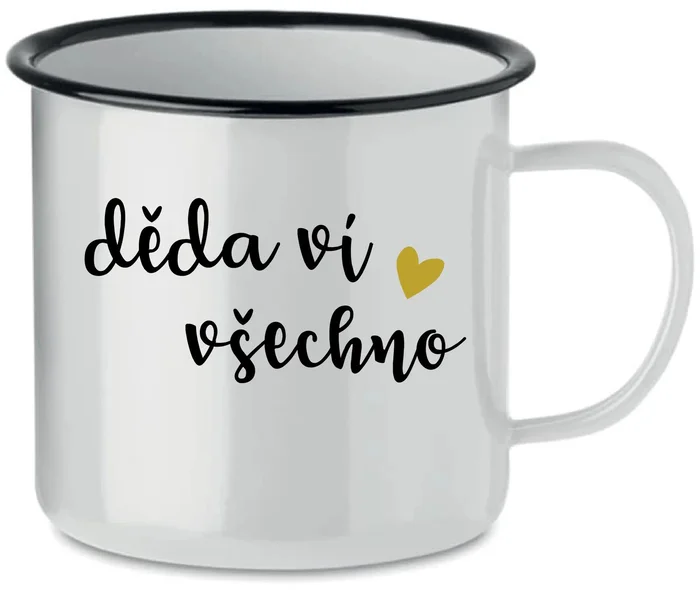 Děda Všechno Smaltovaný Plecháček 350 ml